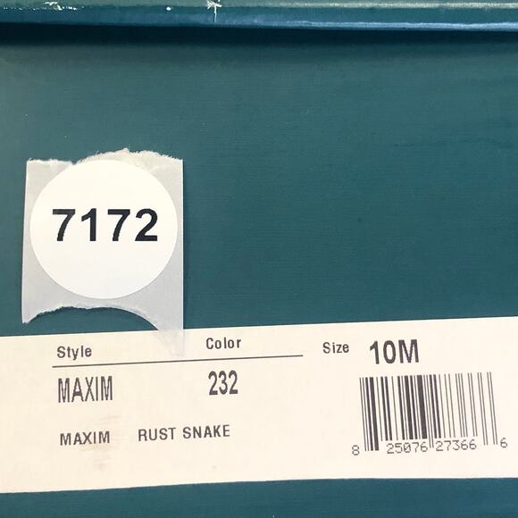 Aerosoles Womens Maxim Rust Snake Knee High Boots Brown Size 10 M - Picture 9 of 9